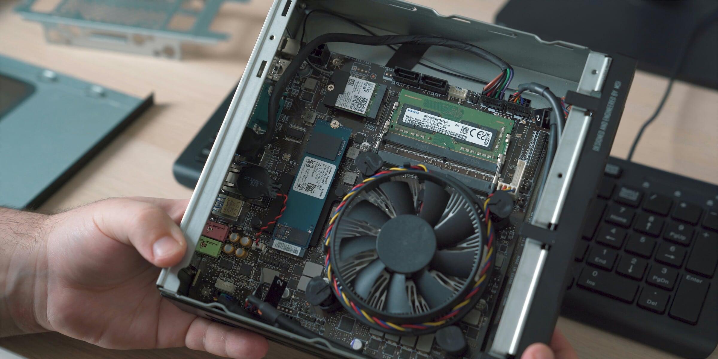 Compact Mini PC device hardware